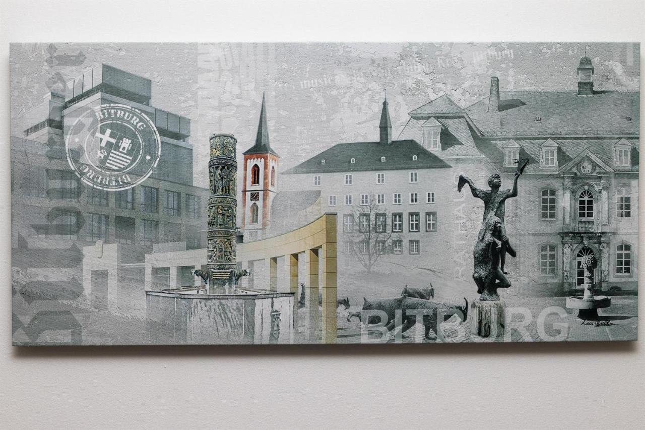 BIT-City Studio und Appartement Bitburg Esterno foto